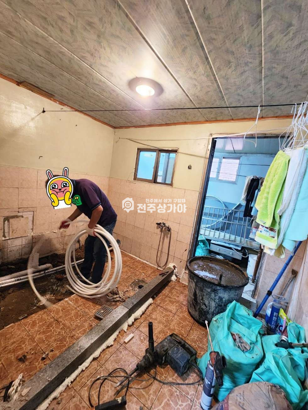 전북 전주완산구 삼천동1가 주거가능 상가 올리모델링 중 월세 매물번호 10706 사진 6